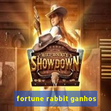 fortune rabbit ganhos