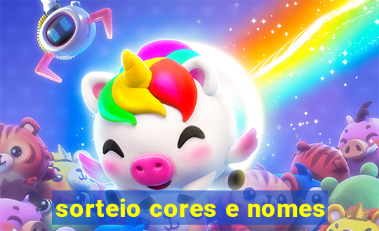 sorteio cores e nomes