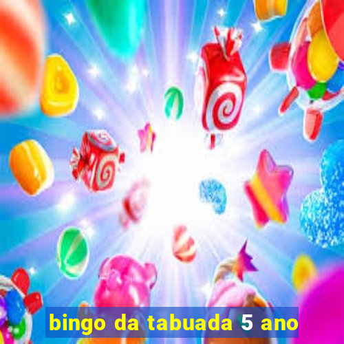 bingo da tabuada 5 ano