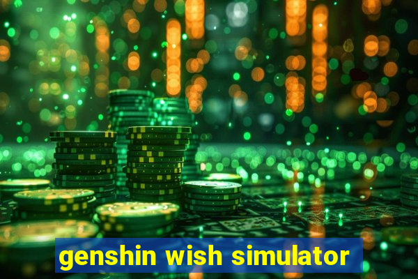 genshin wish simulator