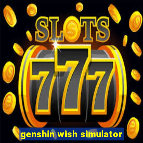 genshin wish simulator