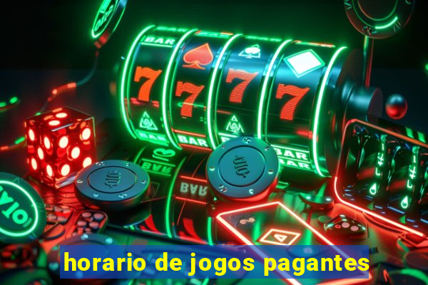 horario de jogos pagantes