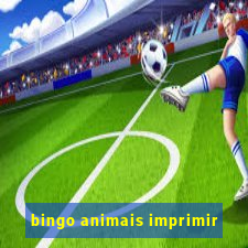 bingo animais imprimir