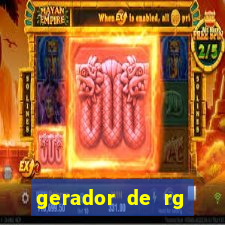 gerador de rg frente e verso