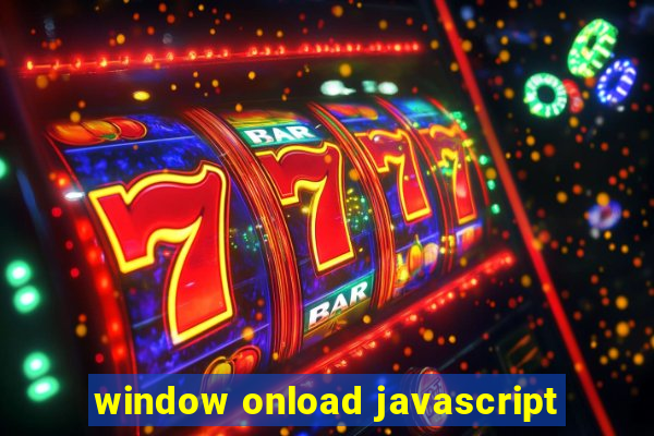 window onload javascript