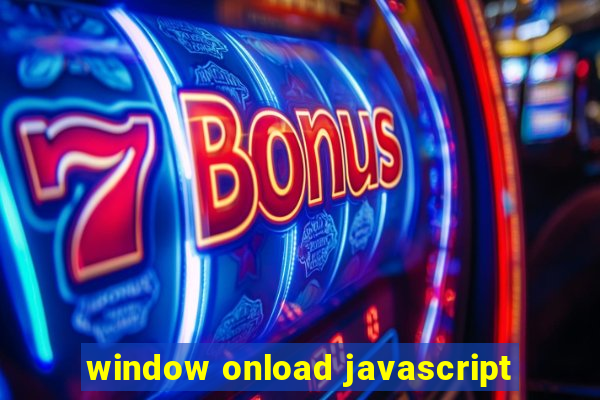 window onload javascript