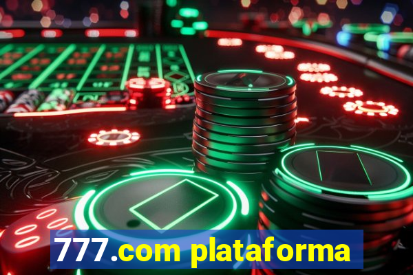 777.com plataforma