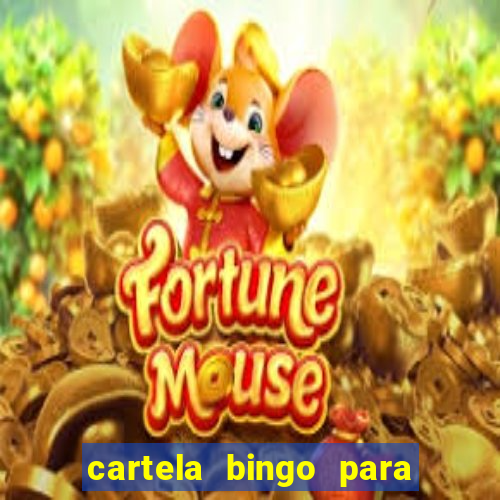 cartela bingo para cha de cozinha imprimir gratis