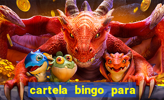 cartela bingo para cha de cozinha imprimir gratis