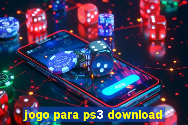 jogo para ps3 download