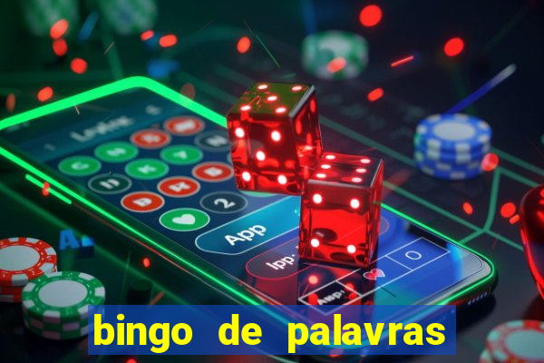 bingo de palavras cha de bebe