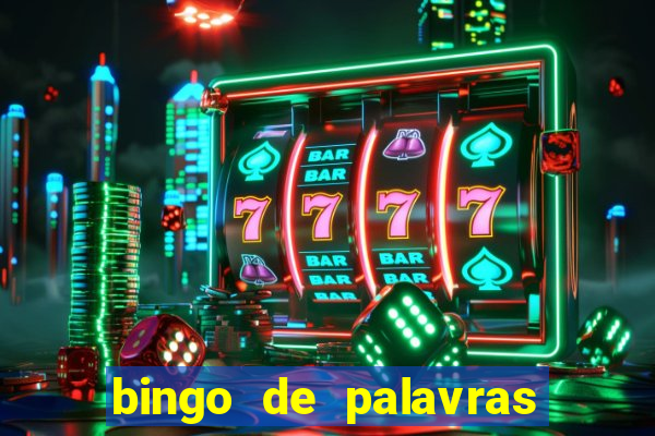 bingo de palavras cha de bebe