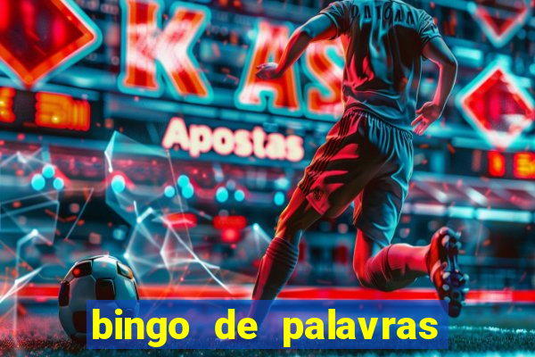 bingo de palavras cha de bebe