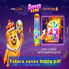 fatura casas bahia pdf