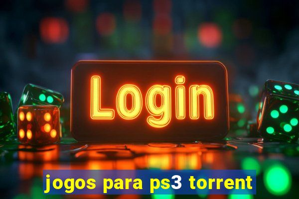 jogos para ps3 torrent