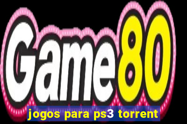 jogos para ps3 torrent