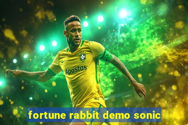 fortune rabbit demo sonic