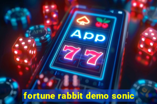 fortune rabbit demo sonic