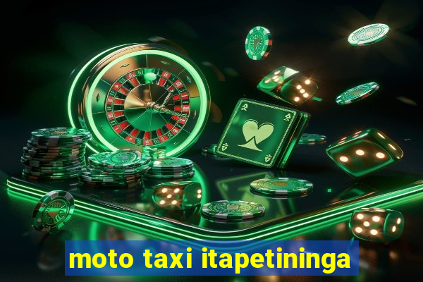 moto taxi itapetininga