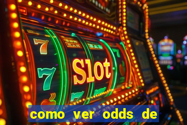 como ver odds de jogos passados