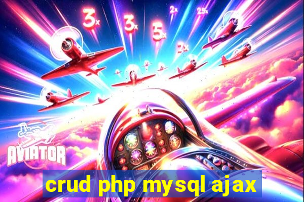 crud php mysql ajax