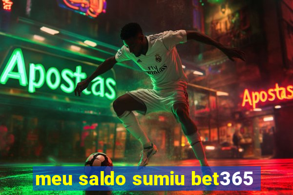 meu saldo sumiu bet365