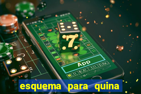 esquema para quina com 20 dezenas