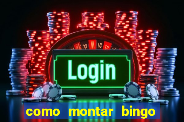 como montar bingo brinquedos toia