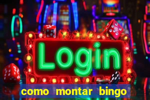 como montar bingo brinquedos toia