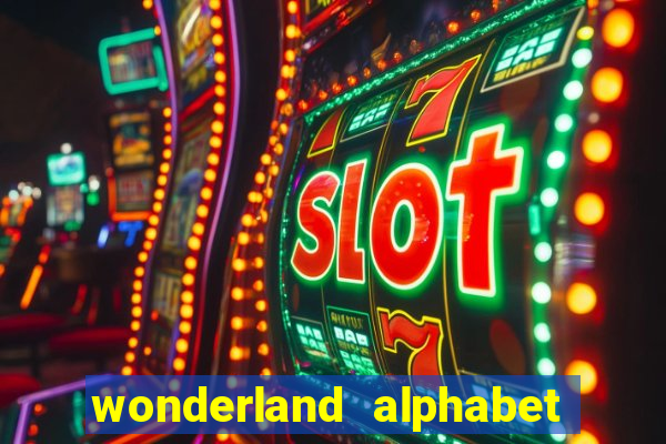 wonderland alphabet comic studio