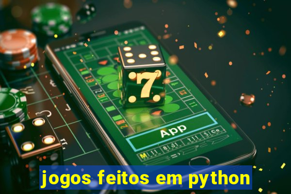 jogos feitos em python