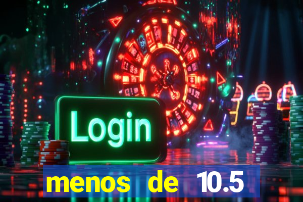 menos de 10.5 escanteios o que significa