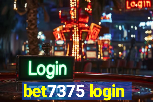 bet7375 login