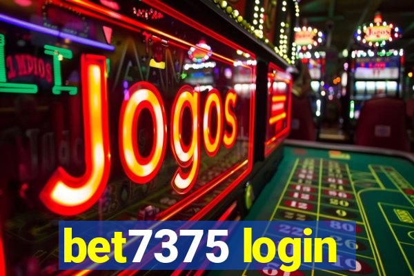 bet7375 login