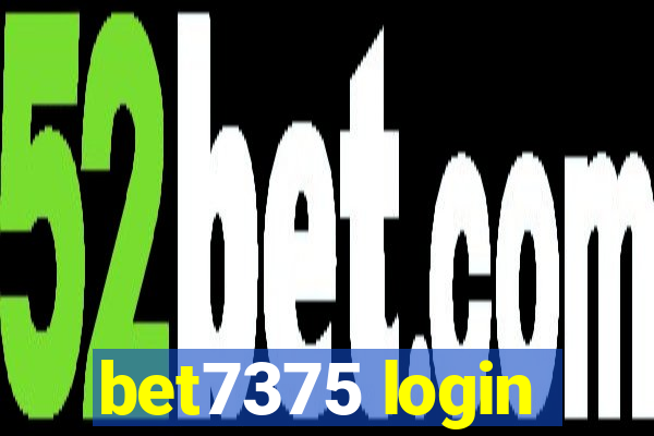 bet7375 login