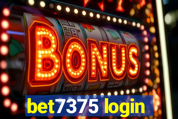 bet7375 login