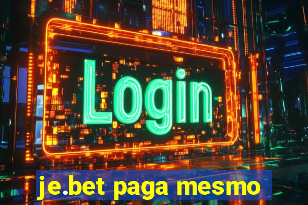 je.bet paga mesmo