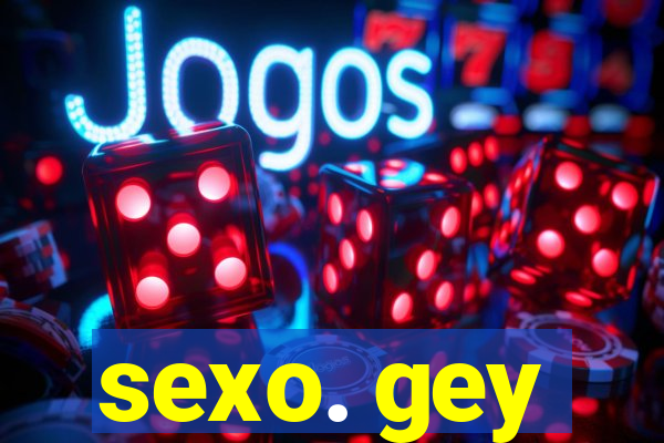 sexo. gey