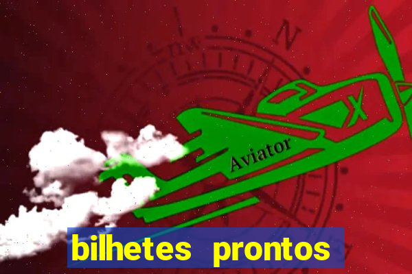 bilhetes prontos futebol para hoje