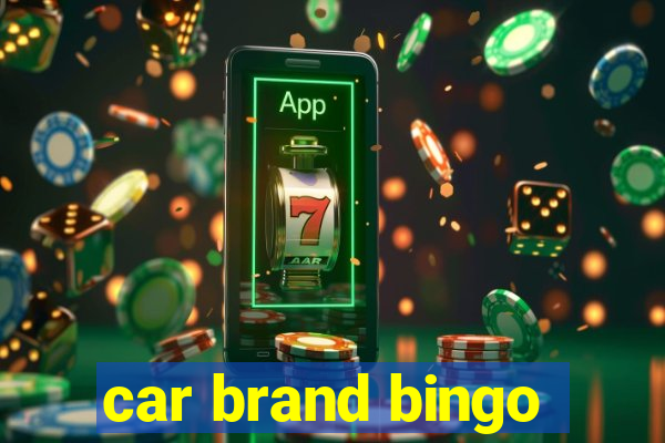 car brand bingo