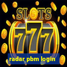 radar pbm login