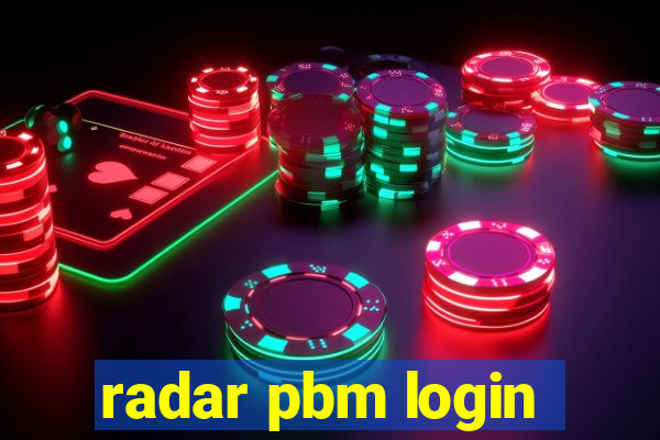 radar pbm login