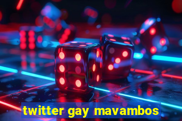 twitter gay mavambos