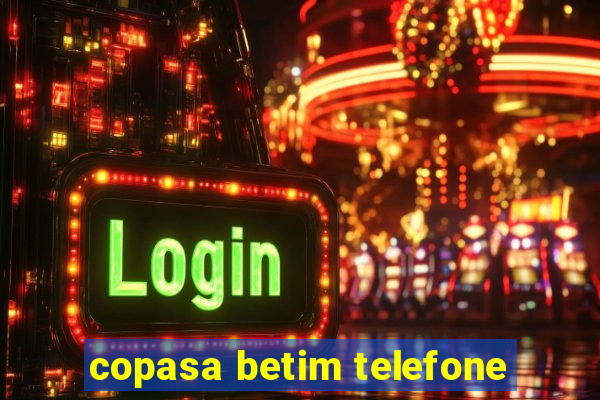 copasa betim telefone