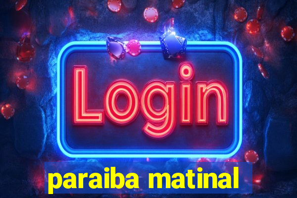 paraiba matinal