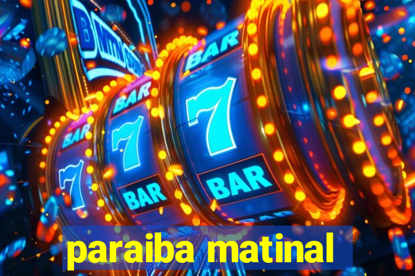 paraiba matinal