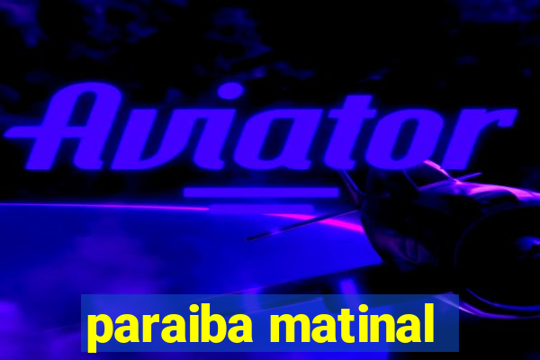 paraiba matinal