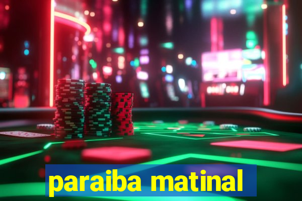 paraiba matinal