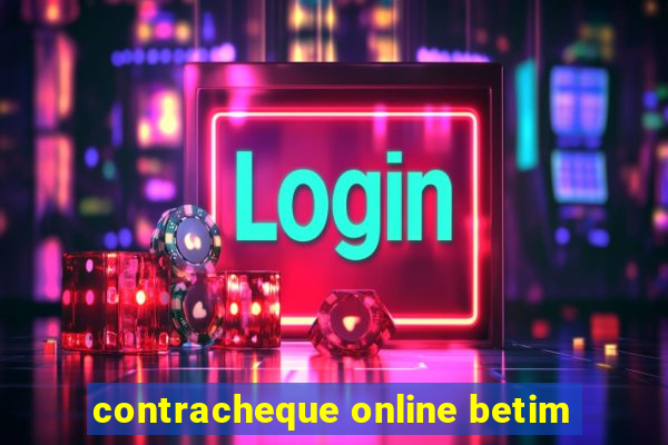 contracheque online betim