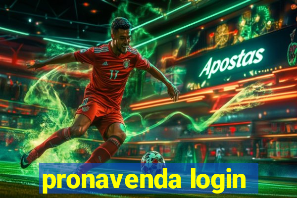 pronavenda login